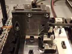 The Circuit Breaker Installation in the Panel