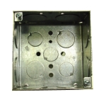 electrical wiring box - 4-square-metal-box