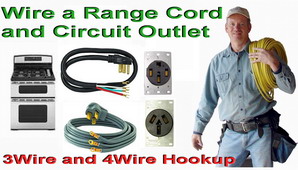 3Wire and 4Wire Kitchen Range and Stove Circuits