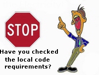 check local code reqs